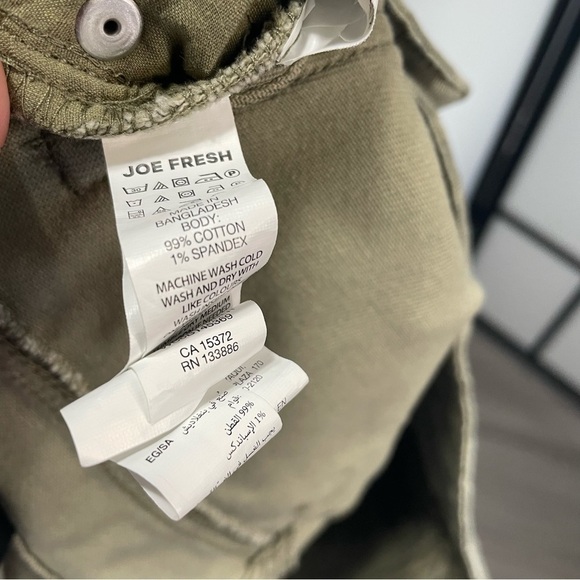 𝅺[29] Joe Fresh Green & Brown Camo Print Ultraslim Denim Jean Women’s - Picture 7 of 9